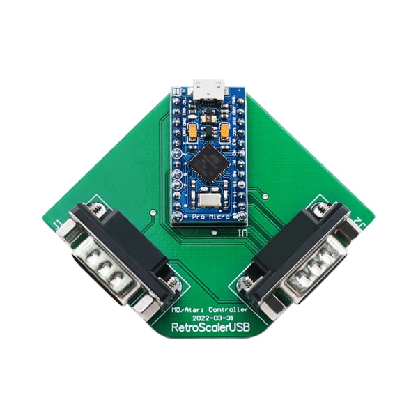 Spelkontroller till USB adapterplatta Printed kretskort för SegaGenesis/Mega-Drive Handle Converter