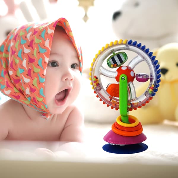 Duschleksak Barnstolsleksaker med stark sugkopp Mögelfri babyleksak