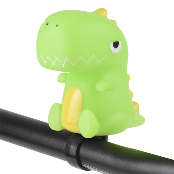 Söpö Skootteri Lasten Pyöränkello Puristettava Pyörän Torvi Pojille ja Tytöille Green dinosaur