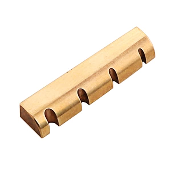 Pre-Slotted Brass Nuts Replacement 4 String Electric Bass Guitar Top Nut