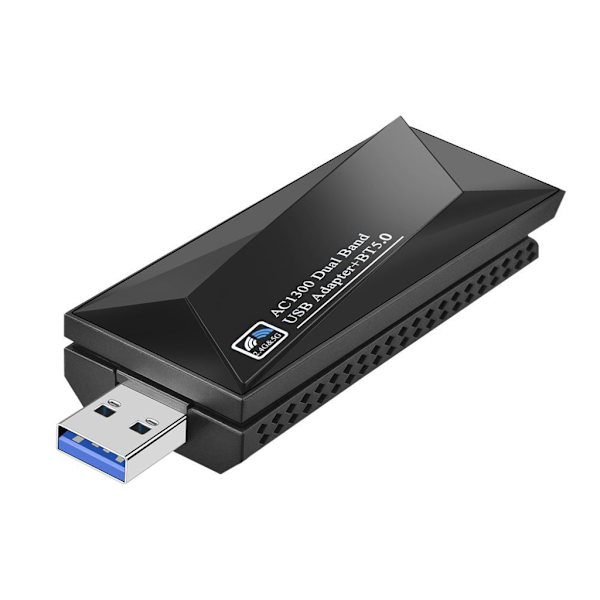 WiFi-sovitin USB3.0 1300M langaton vastaanotin lähetin DualBand 2.4/5GHz PC Pöytätietokone Kannettava Verkkokortti