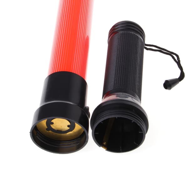 Muovinen liikennevalo Tehokas LED-taskulamppu 3 tilaa Strobe-asetus