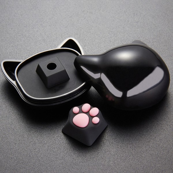 Uppgraderade Cute Cat Paw Keycaps Hållbara ABS Keycap OEM Profilnycklar Caps för Cherry MX Structure Mekaniska tangentbord null - A