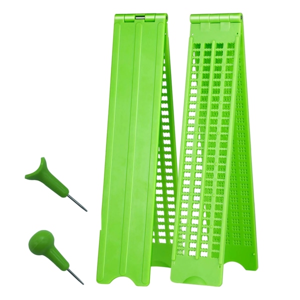 Punktskriftskiffer och set, 4 rader 28-cells punktskriftskiffer Set i plast.