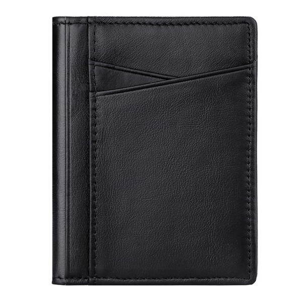 RFIDBlocking Bank Kreditkortshållare Bifold Pocket Wallet Multi-Slot Plånbok Brown