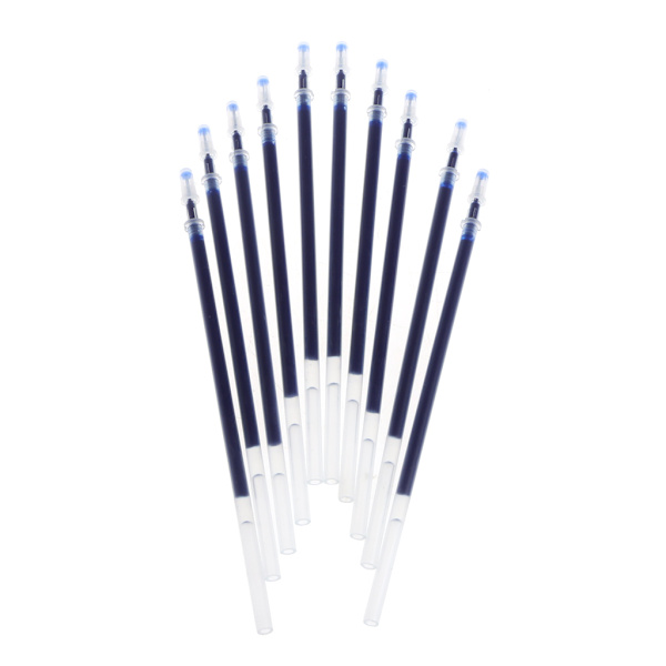 10 stk 0,38 mm gel blæk kuglepen refill sort blå rød brevpapir