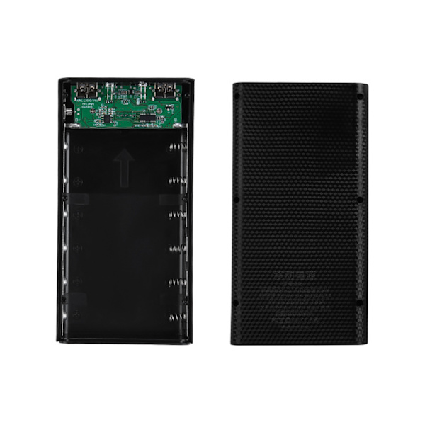 Löstagbar 5W 10W 22,5W QC3.0 LCD 6x21700 Batteri för case Power Bank for Shell Snabbladdning Trådlös laddningsbox Portab