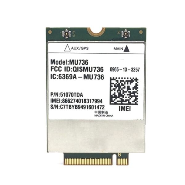 MU736 3G NGFF M.2 WiFi Dongle trådlös modul Nätverksadapterkort för WCDMA