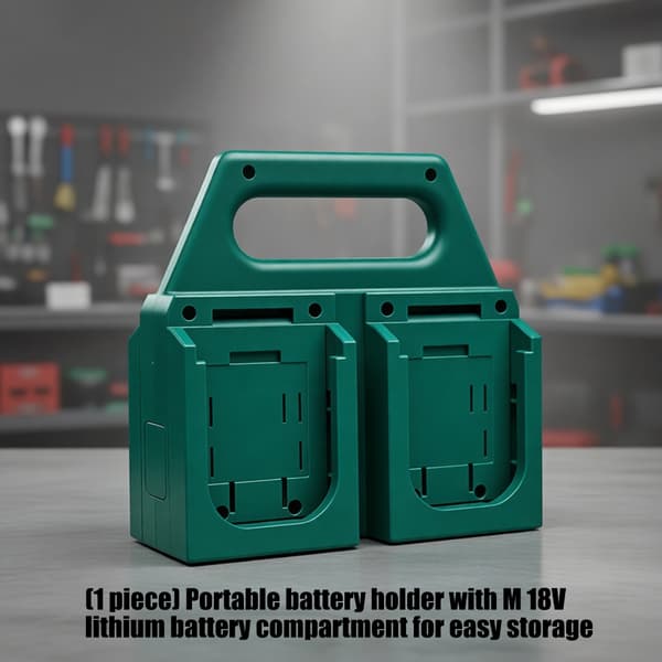 Kvalitets batteriholderstativ for 18V batterier – perfekt for entreprenører