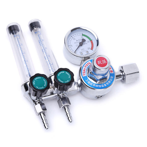 Argon Gass Regulator Sveiseutstyr Argon Flow Meter Pressure Regulator Gauge