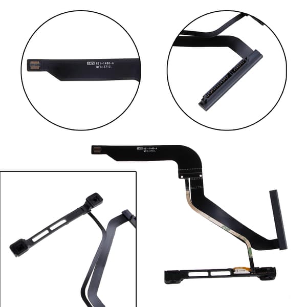 821-1480-A HDD Harddisk Flex Kabel SATA Kabel Med Brakett