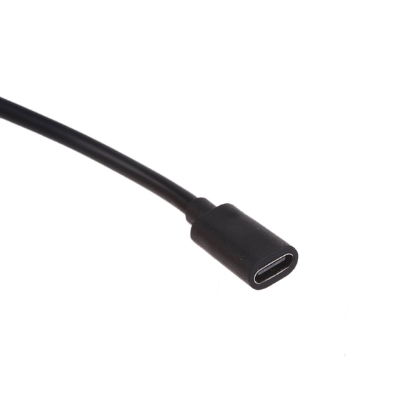 30cm/100cm USB C-förlängningskabel med växlar USB C till USB C-förlängningskabel Black 30cm
