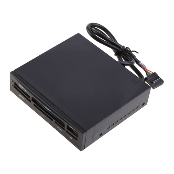 3,5 tums USB SD MMC XD TF-kortläsare Intern MS CF MD