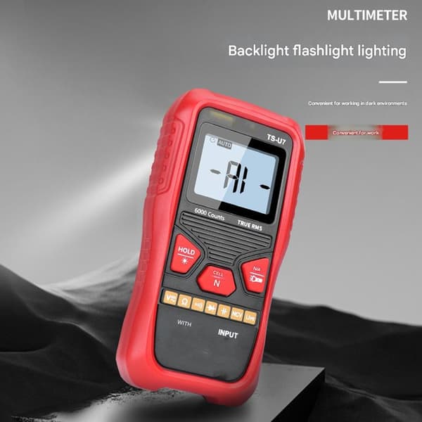 Digitalt Multimeter Transistor Tester Elektrisk NCV Testmåler TrueRMS
