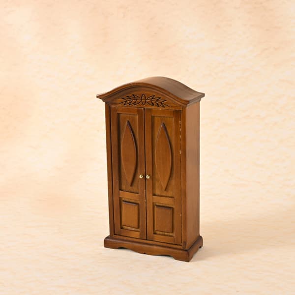 Miniature Møbelgarderobe Model Figur til 1/12 Skala Håndværksprojekt Display
