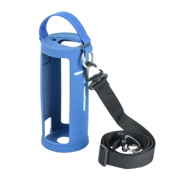 Bärbart case Bärförvaringsväska med karbinhake för UE Boom 3-högtalare för resor hemmakontor Blue