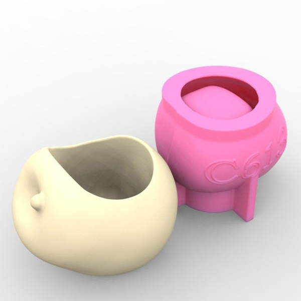 Silikone Planteform 3D Frugt Form Urtepotter Form Opbevaringsholder Vase Harpiks Form til Beton Cement Harpiks Form DIY 3