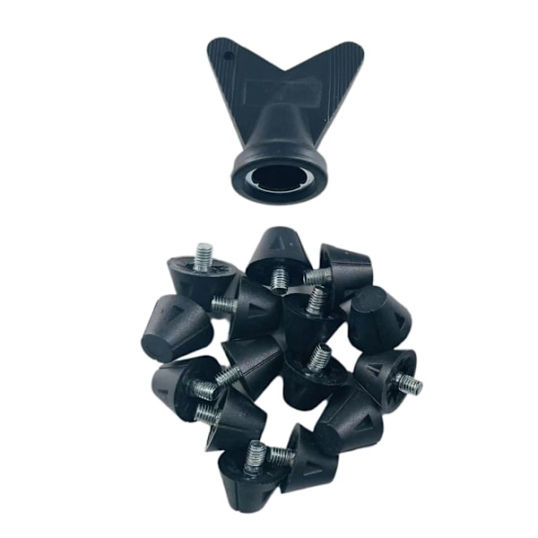 12 stk/sett 13mm/16mm Fotballsko Knotter for 5MM Gjengede Fotballsko 13MM