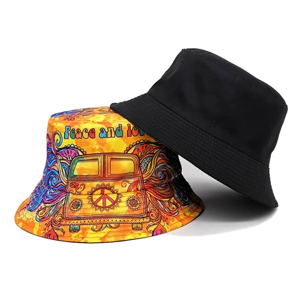 Bucket Hat Sol Unisex Foldbar Udendørs Festtilbehør