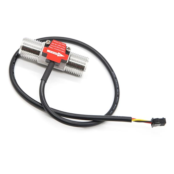 Fluidmeter Teller Flowmåler 1-25L/min Flowsensor DN15 Væskestrømningsmåler