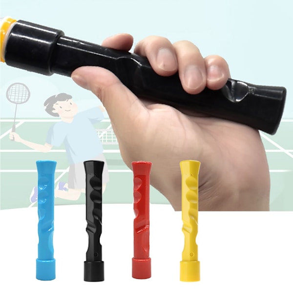 1 st Badminton Racket Träningssving Bat Övning Grepp Racket Stick Force Yellow