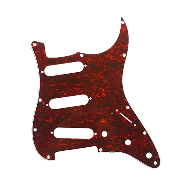 Gitarr Scratch Plate Pick Guards för US/Mexico Made Modern Style Gitarrdelar White