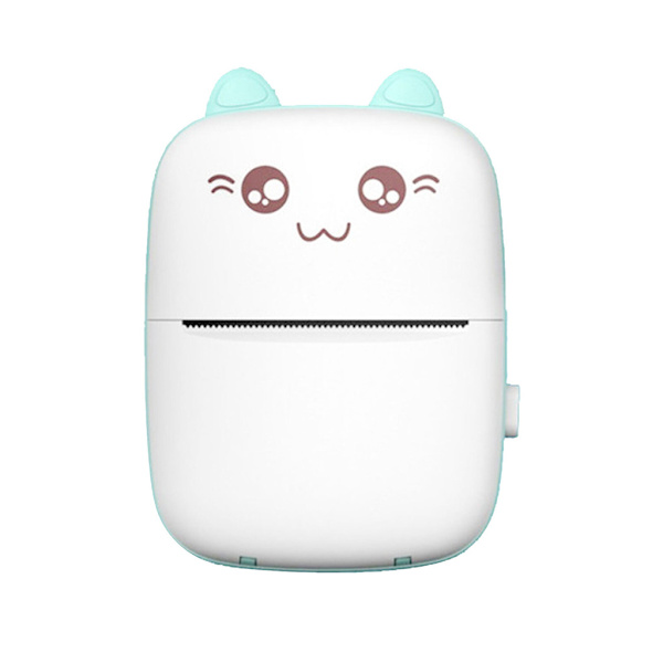 Printbart mærkat papir termisk papir Bluetooth Mini med 6 ruller trykpapir