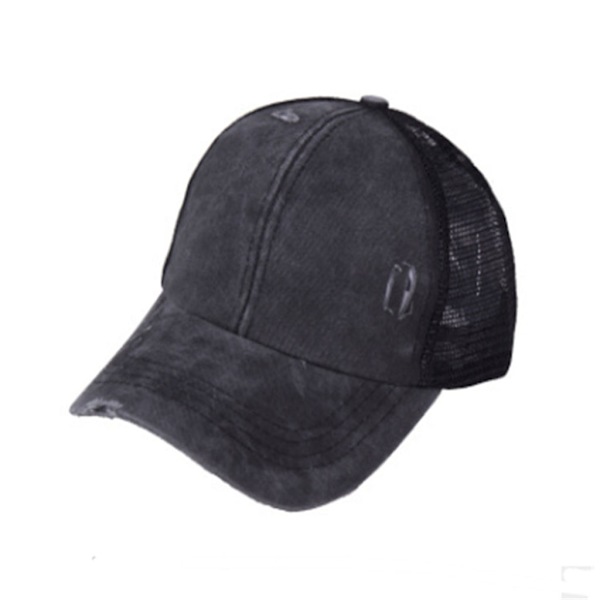 Lyse Latte-hatter for menn og kvinner, justerbar baseballcaps med netting for kjøring Yellow