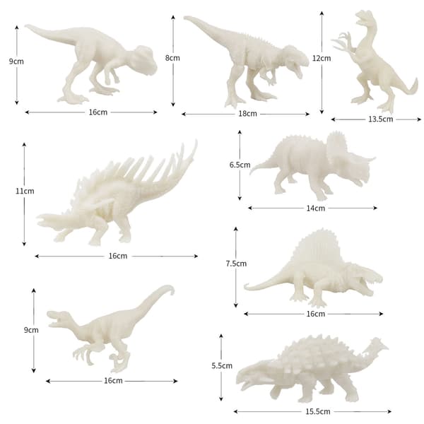 Maalaamaton dinosaurus DIY-piirustustarvikkeet luova piirustuspeli lapsille
