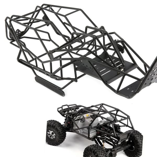 RC 1/10 metallchassi ram rullbur kaross för 1:10 RC Axials Crawlers