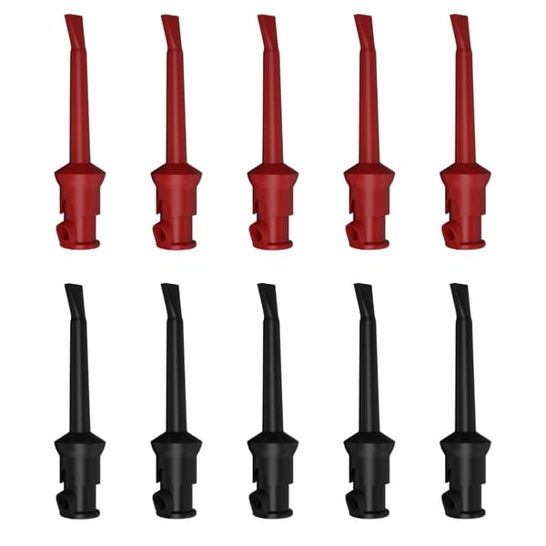 10 stk. Grabber Probe til test af elektroniske komponenter Mini Hook Test Clip