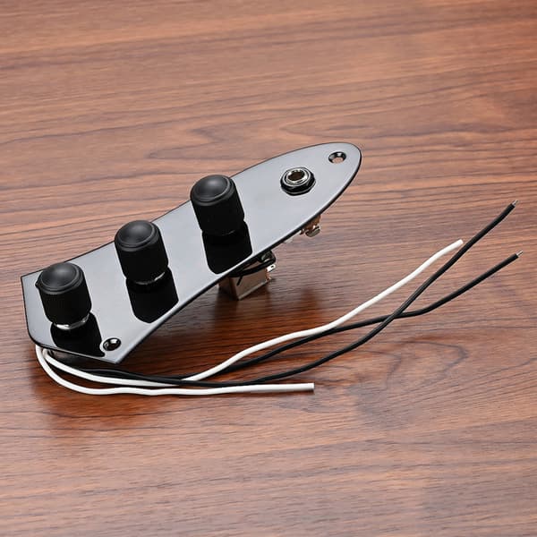 Forkablet kontrolplade med selekontaktknapper Basguitar kontrolplade