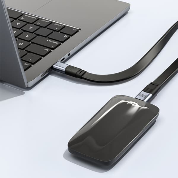 USB 4-kabel Typ C förlängningskabel 40 Gbit/s USB C dataöverföringskabel PD240W