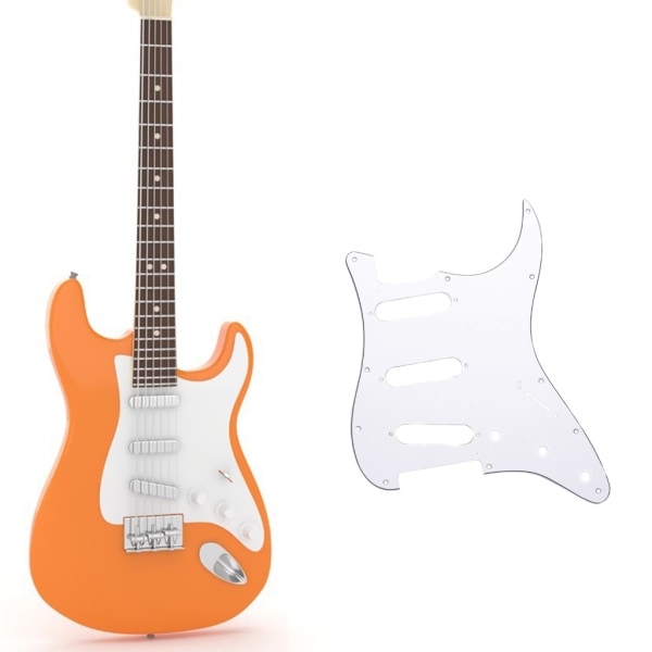Retro-St Elektrisk Gitar Pick Guard Scratch Plate Musikkinstrument Tilbehør Abalone shell