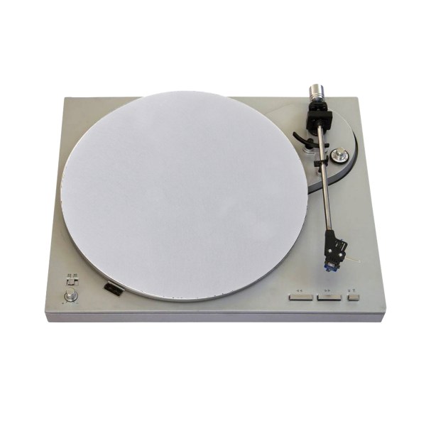 3MM tjock antistatisk filt tallrik Skivbordsmatta Anti-vibration Slipmatta Audiophi White