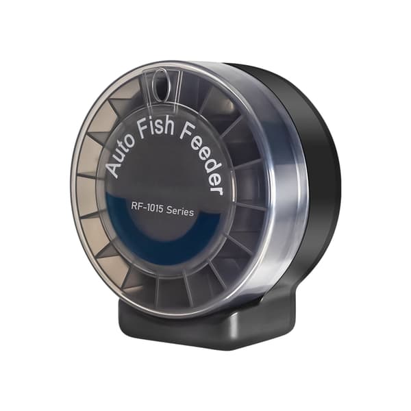 Automatisk programmerbar fiskefoderdispenser til akvarier med 3 daglige fodringer