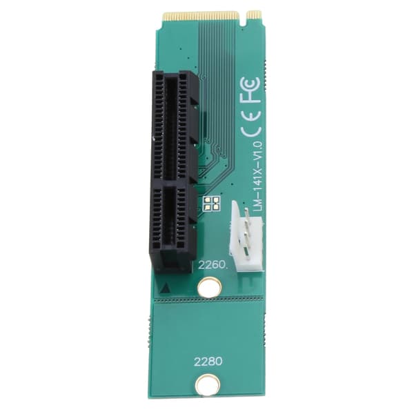Adapterkort NGFF M2 til PCI-E 4X Riser-kortkabel Tilleggskort Erstatning