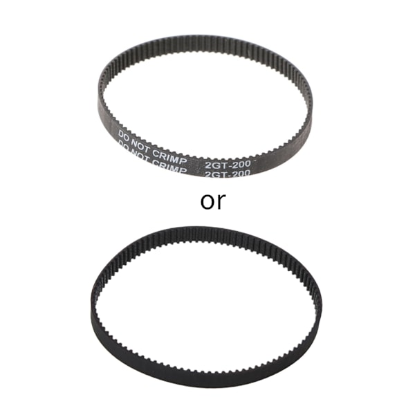 Closed Loop Rubber GT2 Registerreim 200 280 400 610 852 mm Bredde 6 mm For 3D-skriver