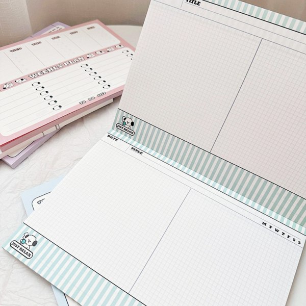 To Do List Planner Notesbog 50 udaterede ark Akademisk planlægger for studerende null - B