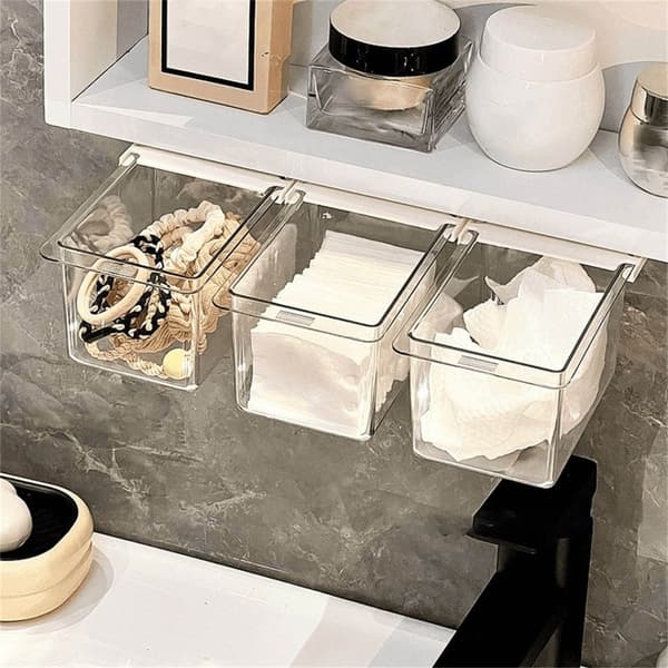 Kosmetikskuffe med skydedesign til makeupbørster