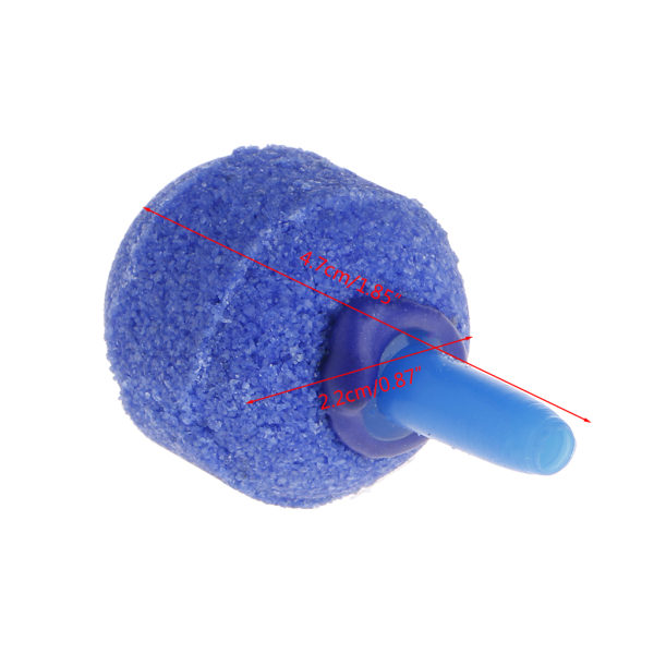 Air Stone Bubbler Ball Form Oxygen Diffuser för fisk för tank Hydroponics Blå