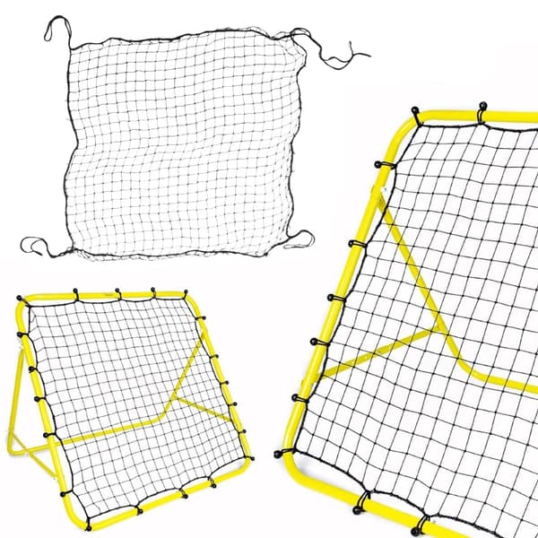Fodbold Rebounder Net med 20 Elastiske Reb Kickbacks Fodbold Rebound Net