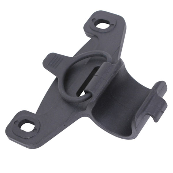 Plastik sort cykelpumpe klips inflatorer holder landevejscykel tilbehør holdbar 2pc