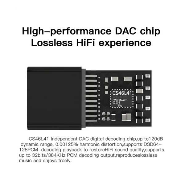 ALC5686 USB C DAC hörlursadapter 32bit386kHz Hifi DSD600ohm högförstärkare-typ C till 3,5 mm-jack Mobiltillbehör Boxed USB head