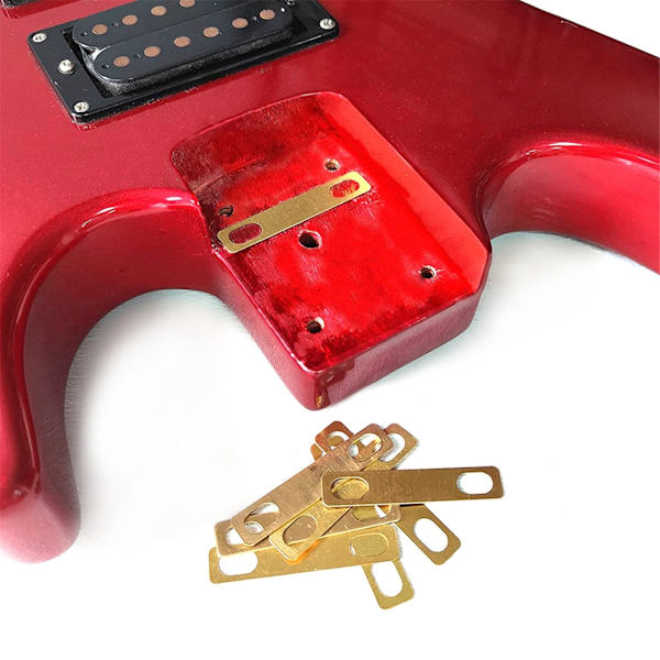 8 st Gitarrhalsskilar Elektrisk Gitarr Förstärkt Platt Lätt att Installera