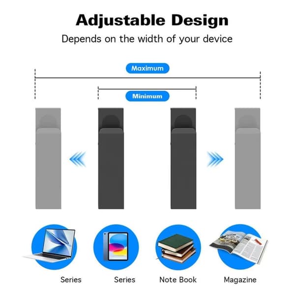 2x Helppo Asennus Säädettävä Kuuloketeline Design-pidike