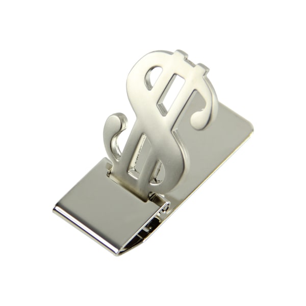 Smal Money Clip Rostfritt stål Kontanträkningar Kreditkortshållare New Dollar Design