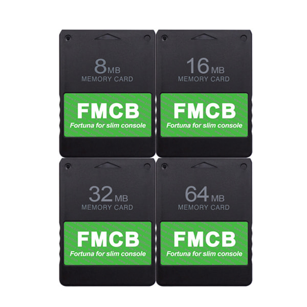Slim Console (8MB/16MB/32MB/64MB) FMCB gratis McBoot Game Memory Card för PS2 Slim Console null - 16MB