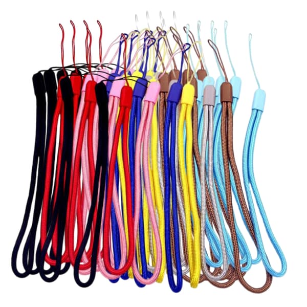 50 stk. farverige nylon håndledsremme 19 cm lang håndledsrem snor til USB