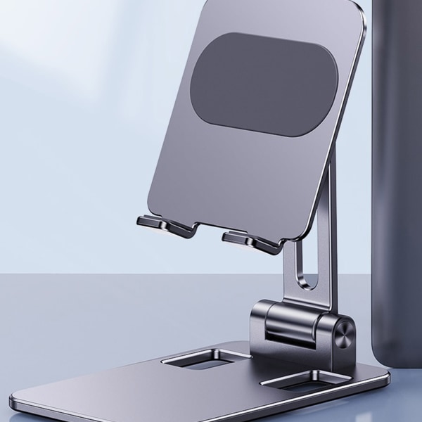 Vertikalt ställ för surfplatta för skrivbordsbord från 12,9 till liten smartphone Gray